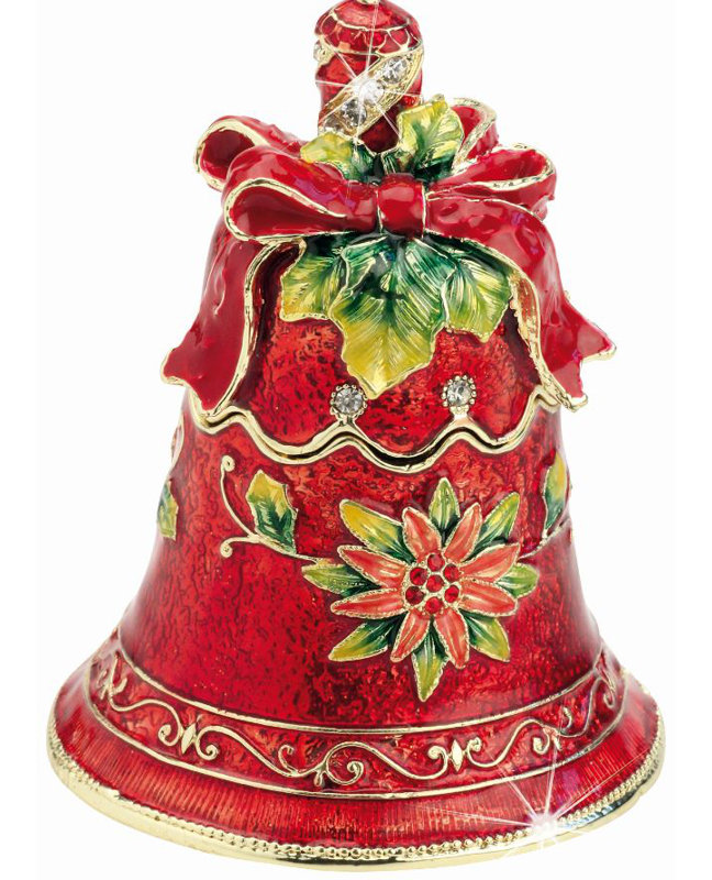 Die Saisontruhe Schmuckdose Weihnachtsglocke | Wayfair.de